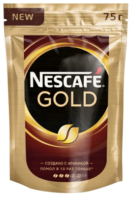 ТОП 100 Кофе NESCAFE GOLD нат.рас.доб.мол.8*75г