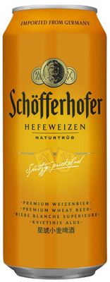 Пиво Шофферхофер Хефевайзен светлое нефильтр.пастер. 5,0% ж/б 0,5*24 (В)