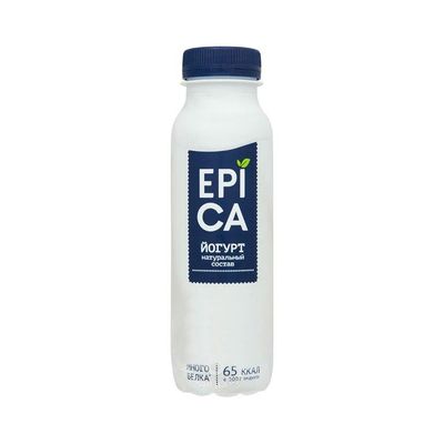 Йогурт EPICA питьевой 2,9% Натуральный, 260г