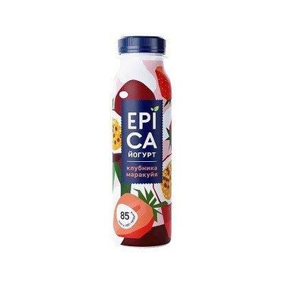 Йогурт EPICA питьевой 2,5% Клубника-маракуйя питьевой, 260г