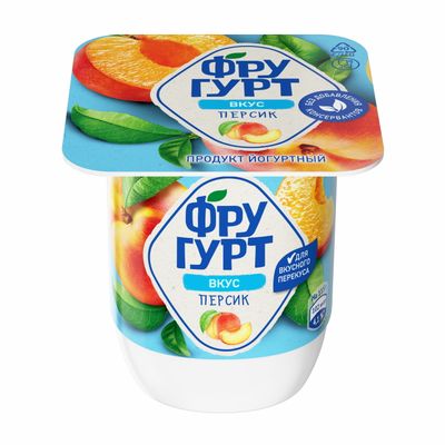 Продукт йогуртный Фругурт Персик 2,5% 115г СТ