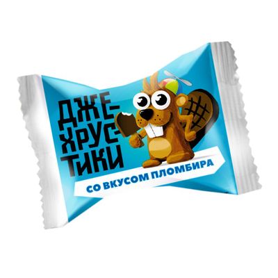 Конфеты SlaSti Джехрустики с начинкой со вкусом пломбира 0,5 кг