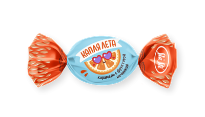 Карамель SlaSti Капля лета со вкусом апельсина фас. 1 кг