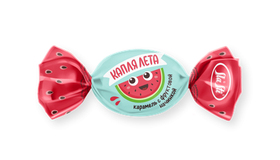 Карамель SlaSti Капля лета со вкусом арбуза фас. 1 кг