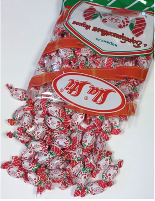 Карамель Сласти со вкусом барбариса (вложение 3кг) флоу-пак 200г