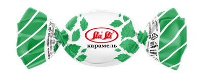 Карамель Сласти со вкусом мяты (вложение 3кг) флоу-пак 200г