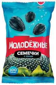 Семечки "Молодёжные" с морской солью 100г (50)