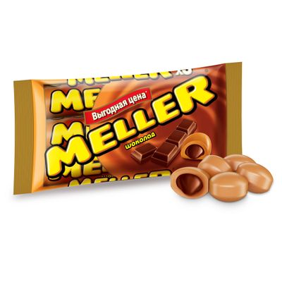 Конфеты ирис Mentos Шоколад, пакет, 114г 1/25