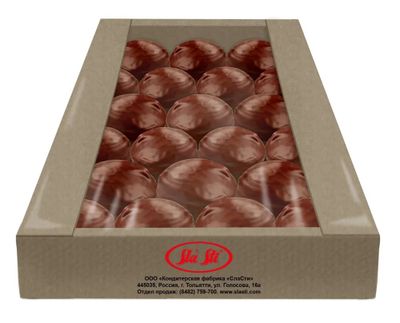 Зефир Sla Sti глазированный с начинкой вареная сгущенка 2,5кг