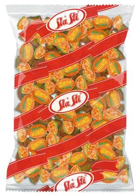 Карамель Sla Sti "Шипитучка" со вкусом апельсина, фас. 1,0кг