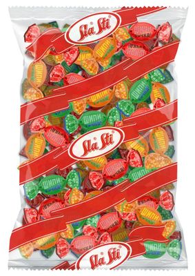 Карамель Sla Sti "Шипитучка" леденцовая МИКС фас. 1,0кг