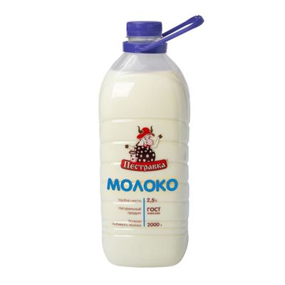 Молоко Пестравка 2,5% ПЭТ 2000г