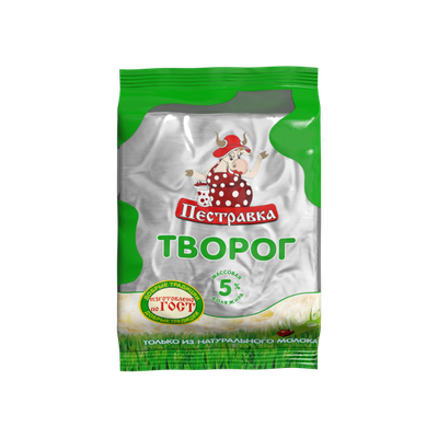 Творог Пестравка 5% флоу-пак 180г