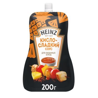 Соус Heinz Кисло-Сладкий, дой-пак, 200г