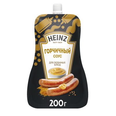 Соус Heinz Горчичный, дой-пак, 200г