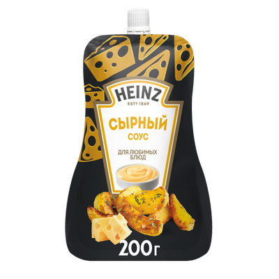 Соус Heinz Сырный, дой-пак, 200г