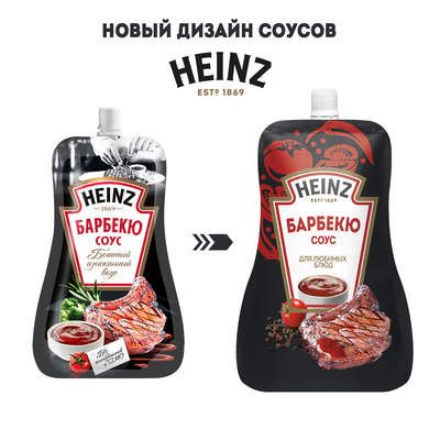 Соус томатный Heinz Барбекю, дой-пак, 200г