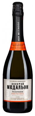 Вино игристое Золотой Медальон резервное бел.п/сух. 0,75л*6