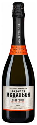 Вино игристое Золотой Медальон белое п/сл. 0,75л*6