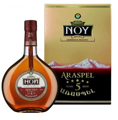 Коньяк Ной Араспел пятилетний Армянский 0,5л*6 п/у
