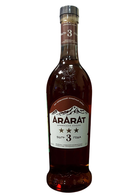 Коньяк Арарат 3 зв. армянский 40%, 0,5л*12