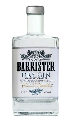 Джин Барристер Драй 40% 0,7л*6