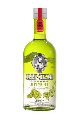 Настойка Царская Оригинальная Лимон горькая 38% 0,7л*6