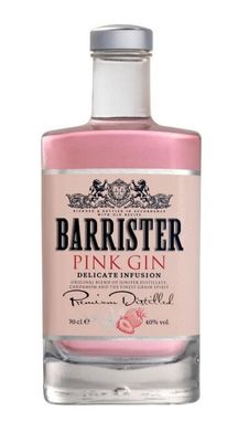 Джин Барристер Пинк 40% 0,7л*6