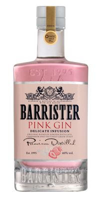 Джин Барристер Пинк 40% 0,5л*6