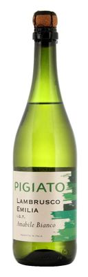 Вино игристое Пиджиато Ламбруско Бьянко Эмилия бел.п/сл. 0,75л*6