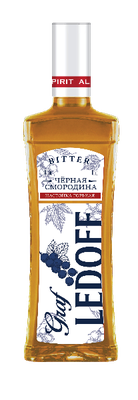 Настойка Граф Ледофф с ароматом черной смородины горькая 0,5л*12