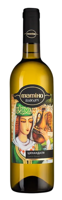 Вино Мамико Цинандали бел.сух. 0,75л*6