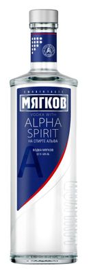 Водка Мягков на спирте Альфа 40% 0,5л*20