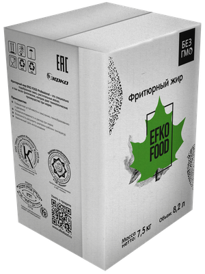 Жир EFKO FOOD Фритюрный 8,2 л короб 7,5 кг