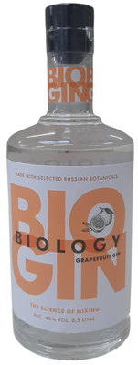 Джин Биолоджи Грейпфрут 40%, 0,5л*12