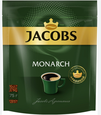 Кофе МОНАРХ ОРИДЖИНАЛ натур.раств.сублимир м/у 12*75г
