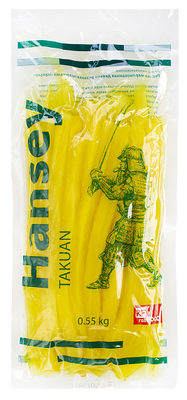 Редька маринованная резаная полосками Hansey, 0,55 кг*30