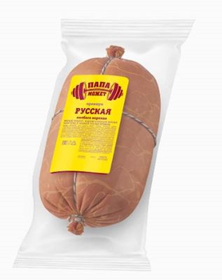 Колбаса  Папа Может РУССКАЯ ПРЕМИУМ вар б/о мгс вес