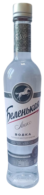 Водка Беленькая Люкс 40% 0,5л*12 *А*