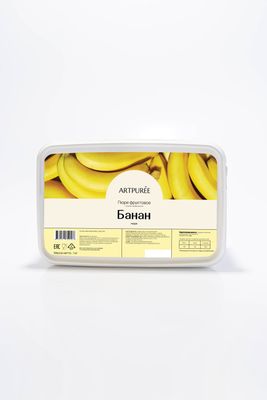 Пюре ARTPUREE Банан замороженное 1кг