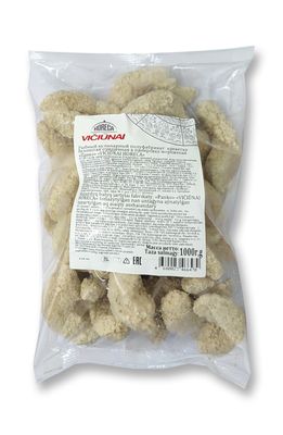 Креветки Королевские очищ в панировке Панко (необжар.), VICI, 1 кг.
