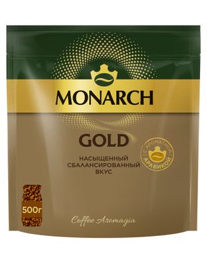 ТОП 100 Кофе Монарх Голд натур.раств.сублимир м/у 6*500г