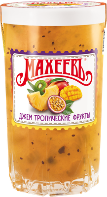 Джем Махеевъ Тропические фрукты 400 гр. стакан Джем Махеевъ Тропические фрукты 400 гр. стакан