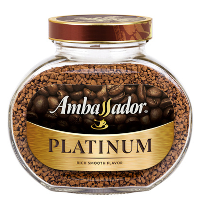 ТОП 100 Кофе Ambassador Platinum ст/б 95г *6 ТОП 100 Кофе Ambassador Platinum ст/б 95г *6