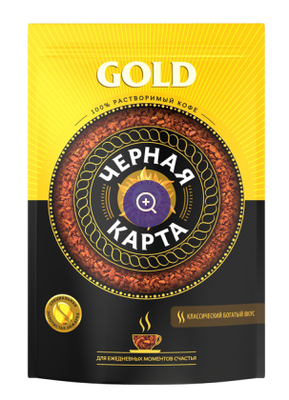 ТОП 100 Кофе Черная Карта Gold крист м/у 150г *6 ТОП 100 Кофе Черная Карта Gold крист м/у 150г *6