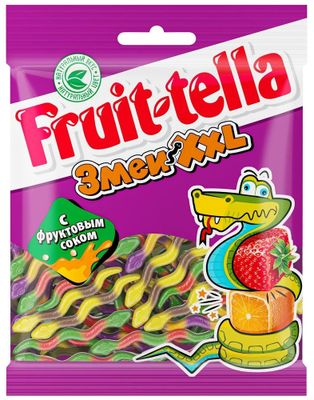 Мармелад жевательный Fruittella Змеи XXL, 70г