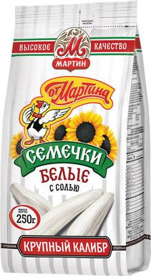 Семечки От Мартина Белые с солью Премиум 250гр