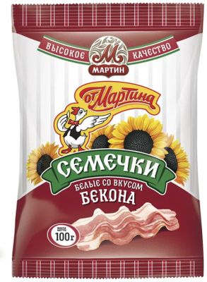 Семечки От Мартина белые с беконом 100гр