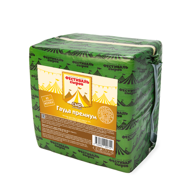 Сыр Фестиваль сыров Гауда премиум 45% квадрат, пленка