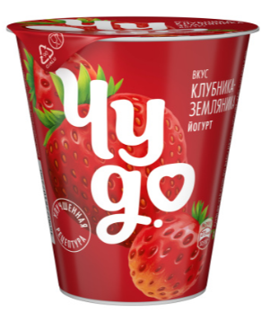 Йогурт Чудо клубника-земляника 2% 290г